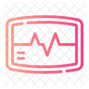 Defibrilator Cardiogram Medical Icon