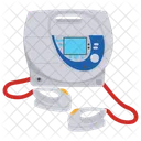 Defibrillateur Machine Electroencephalographe Icône