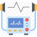 Defibrillator Defibrillator Machine Cardiogram Icon