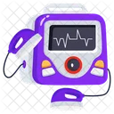 Defibrillator Medical Device Icon