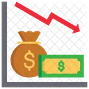 Deficit  Icon