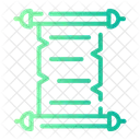 Defilement Histoire Parchemin Icône