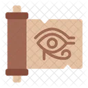 Parchemin Oeil Dhorus Egypte Icon