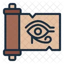 Parchemin Oeil Dhorus Egypte Icon