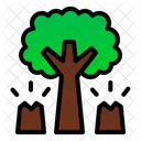 La Deforestacion Arbol Bosque Icono