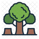 Deforestación  Icono