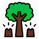 Deforestation Tree Forest Icon