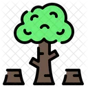 Deforestation Tree Forest Icon