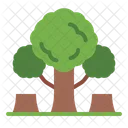 Deforestration Nature Disaster Icon