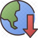 Deglobalization Globe Global Icon