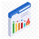 Downgrade Stats Chart Icon