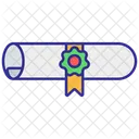 Degree Diploma Certificate Icon