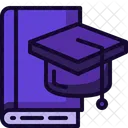 Degree Book Graduation Cap Education Icon