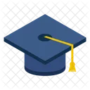 Degree Cap Graduation Ceremony Academic Achievement Icon