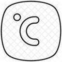 Degree Celsius Temperature Thermometer Icon