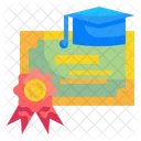 Degree Certificate Diploma Certificate Diploma Icon