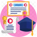Education Certificates Graduation Icon