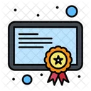 Degree Certificate  Icon