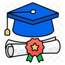 Degree Certificate Diploma Icon