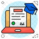 Degree Diploma Approval Icon