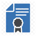 Degree Diploma Certificate Icon