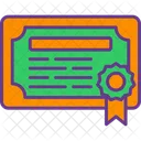 Degree Certificate Certification Icon