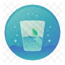 Dehydrated Water Glass Icon