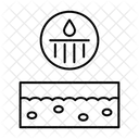 Trockene Haut  Symbol