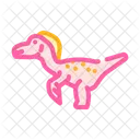 Deinonychus Dinosaur Animal Icon