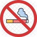 Fumar Cigarrillo Prohibido Icono