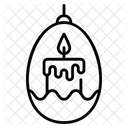 Dekorative Kerze Kerzenlicht Kerzenstander Icon