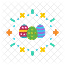 Ostern Eier Dekoriert Symbol