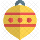 Gepunktete Christbaumkugel Symbol