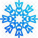 Dekorative Schneeflocken  Symbol