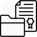 Dekret Rechtsdokument Vorlage Fur Rechtsdokument Symbol