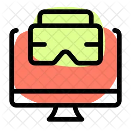 Dekstop Virtual Reality  Icon