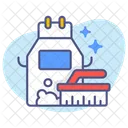 Cocina Limpia Lavadora Icono