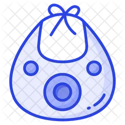 Delantal de bebe  Icono