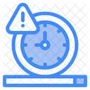 Delay Deadline Clock Icon
