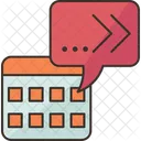 Delay Timetable Plan Icon