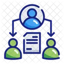 Delegation Tasks Authority Icon