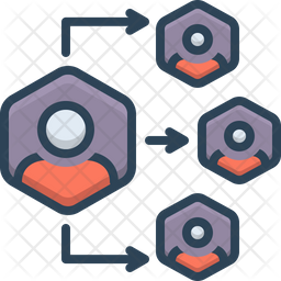 Delegation Icon Of Colored Outline Style Available In Svg Png Eps Ai Icon Fonts