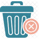 Delete Recycle Bin Dustbin Icon