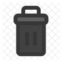 Delete Trash Garbage Can Icon