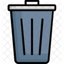 Delete Dustbin Garbage Can Icon
