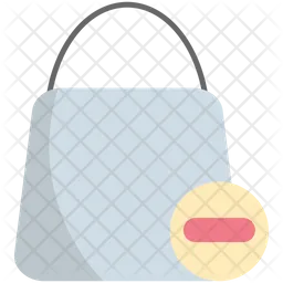 Remove Shopping Bag  Icon