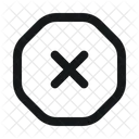 Failed Hexagon Icon