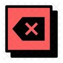 Delete Remove Arrow Icon
