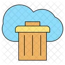 Delete Files Cloud Icon