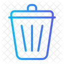 Delete Trash Can Garbage Can Icon